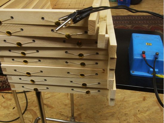 Wachsplatten einbauen